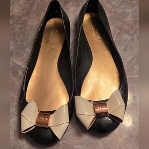 Ted Baker Black and Cream Women's Jelly Flats